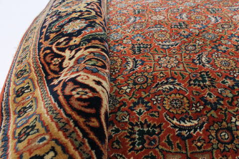 Herati Blue Round Hand Knotted 80 X 80  Area Rug 250-26531 Image 10