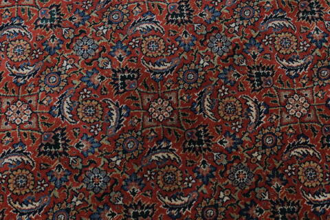 Herati Blue Round Hand Knotted 80 X 80  Area Rug 250-26531 Image 4