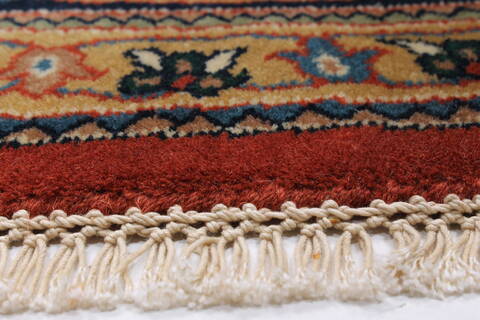 Herati Blue Round Hand Knotted 80 X 80  Area Rug 250-26531 Image 5
