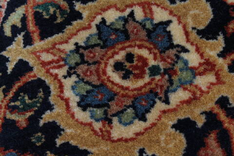 Herati Blue Round Hand Knotted 80 X 80  Area Rug 250-26531 Image 9