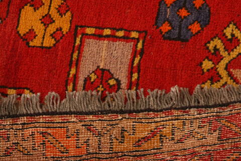 Karabakh Red Hand Knotted 40 X 71  Area Rug 100-26534 Image 7
