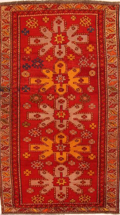 Karabakh Red Hand Knotted 40 X 71  Area Rug 100-26534 Image 0