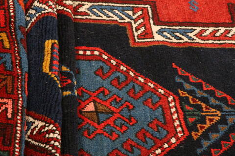 Kazak Blue Runner Hand Knotted 41 X 123  Area Rug 100-26544 Image 3