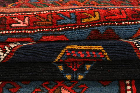 Kazak Blue Runner Hand Knotted 41 X 123  Area Rug 100-26544 Image 5