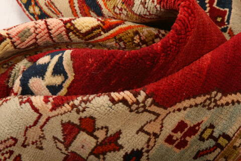 Hamedan Red Hand Knotted 37 X 63  Area Rug 100-26547 Image 2