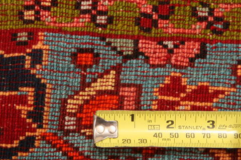 Hamedan Red Hand Knotted 37 X 63  Area Rug 100-26547 Image 6