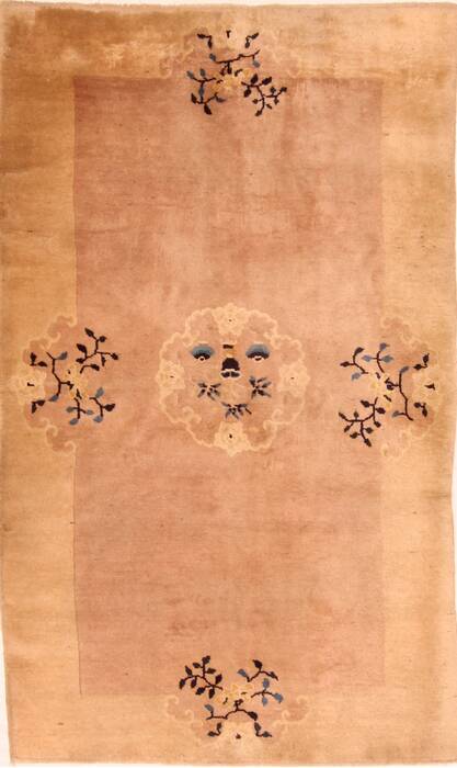 Asian Inspired Brown Hand Knotted 40 X 68  Area Rug 100-26560 Image 0