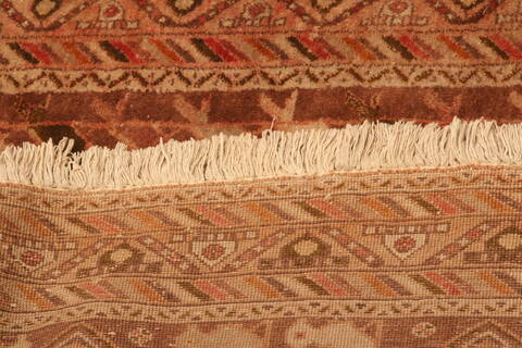 Afshar Brown Hand Knotted 44 X 69  Area Rug 100-26562 Image 7