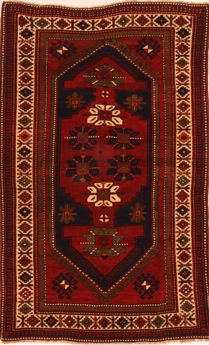 Kazak Red Hand Knotted 49 X 78  Area Rug 100-26566 Image 0