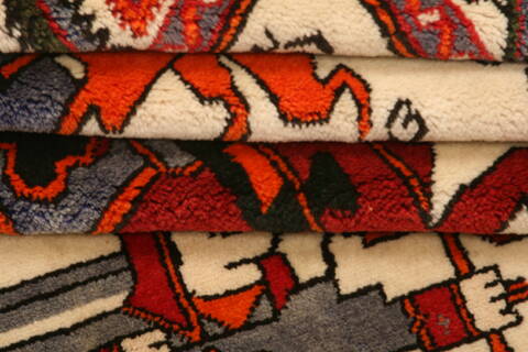 Baluch White Hand Knotted 41 X 69  Area Rug 100-26570 Image 5