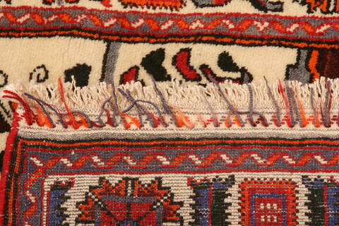 Baluch White Hand Knotted 41 X 69  Area Rug 100-26570 Image 8