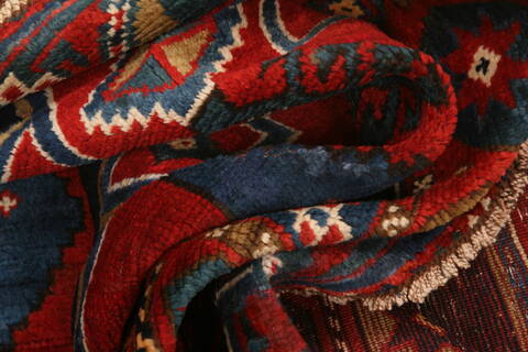 Kazak Blue Hand Knotted 56 X 96  Area Rug 100-26576 Image 2