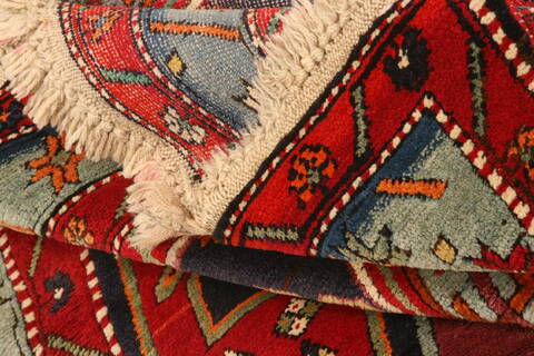 Kazak Red Hand Knotted 40 X 67  Area Rug 100-26579 Image 5
