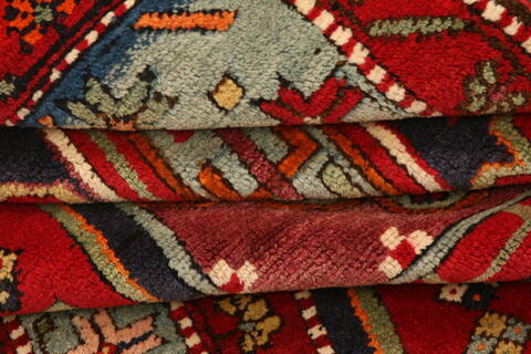 Kazak Red Hand Knotted 40 X 67  Area Rug 100-26579 Image 7