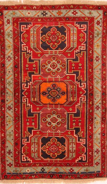 Kazak Red Hand Knotted 40 X 67  Area Rug 100-26579 Image 0