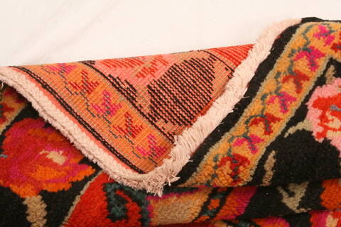 Karabakh Red Runner Hand Knotted 42 X 88  Area Rug 100-26587 Image 3