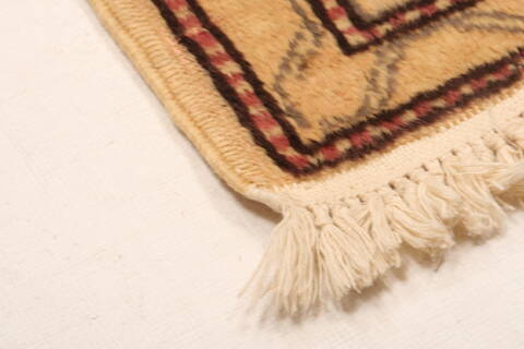 Kazak Beige Hand Knotted 46 X 610  Area Rug 100-26594 Image 8