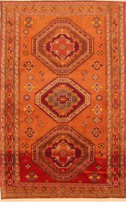 Shirvan Yellow Hand Knotted 45 X 610  Area Rug 100-26649 Image 0
