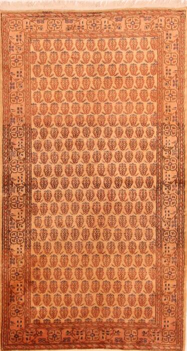 Karabakh Brown Hand Knotted 310 X 611  Area Rug 100-26656 Image 0