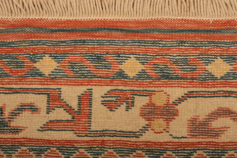 Shirvan Orange Hand Knotted 42 X 510  Area Rug 100-26671 Image 6