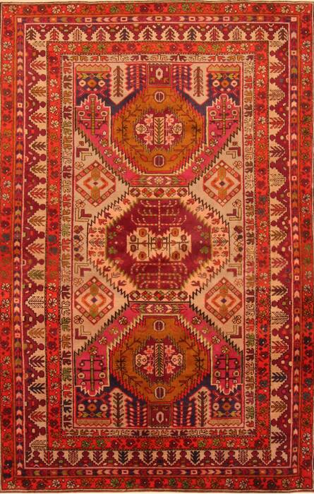 Kazak Beige Hand Knotted 46 X 611  Area Rug 100-26673 Image 0