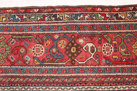 Qashqai Beige Hand Knotted 76 X 159  Area Rug 400-26678 Image 11