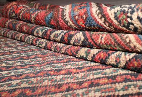 Qashqai Beige Hand Knotted 76 X 159  Area Rug 400-26678 Image 17