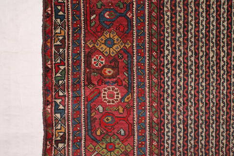 Qashqai Beige Hand Knotted 76 X 159  Area Rug 400-26678 Image 1