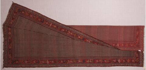 Qashqai Beige Hand Knotted 76 X 159  Area Rug 400-26678 Image 5