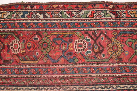 Qashqai Beige Hand Knotted 76 X 159  Area Rug 400-26678 Image 7