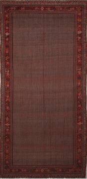 Qashqai Beige Hand Knotted 7'6" X 15'9"  Area Rug 400-26678