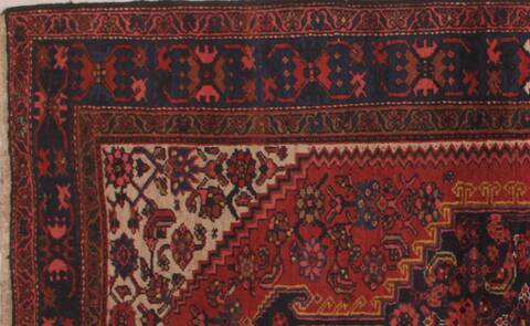 Zanjan Red Hand Knotted 44 X 611  Area Rug 400-26684 Image 3
