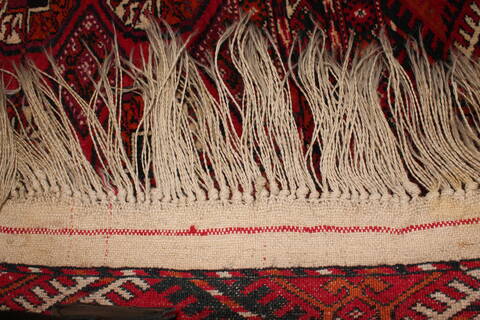 Turkman Red Hand Knotted 33 X 40  Area Rug 400-26685 Image 3