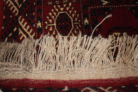 Turkman Red Hand Knotted 37 X 58  Area Rug 400-26686 Image 3