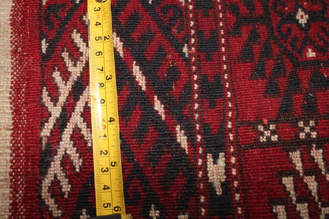 Turkman Red Hand Knotted 37 X 58  Area Rug 400-26686 Image 5