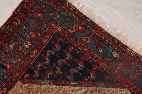 Koliai Beige Square Hand Knotted 36 X 42  Area Rug 400-26688 Image 7