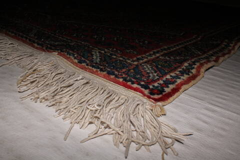 Afshar Red Hand Knotted 46 X 60  Area Rug 400-26693 Image 2