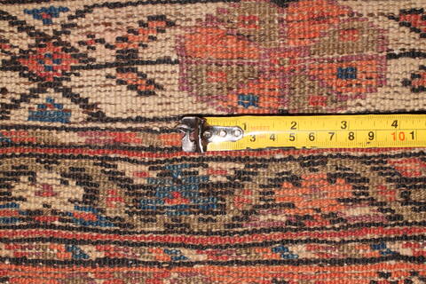 Qashqai Blue Runner Hand Knotted 411 X 106  Area Rug 400-26709 Image 13