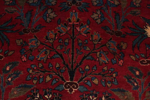 Tabriz Red Hand Knotted 71 X 102  Area Rug 400-26712 Image 12