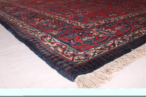 Tabriz Red Hand Knotted 71 X 102  Area Rug 400-26712 Image 15
