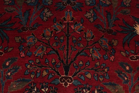 Tabriz Red Hand Knotted 71 X 102  Area Rug 400-26712 Image 20