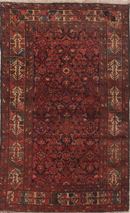 Malayer Red Hand Knotted 42 X 68  Area Rug 400-26719 Image 0