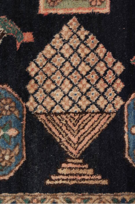 Abadeh Blue Hand Knotted 68 X 911  Area Rug 400-26721 Image 11