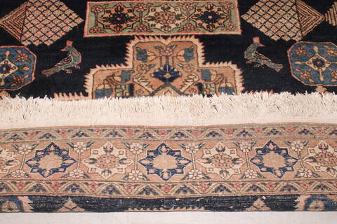 Abadeh Blue Hand Knotted 68 X 911  Area Rug 400-26721 Image 14