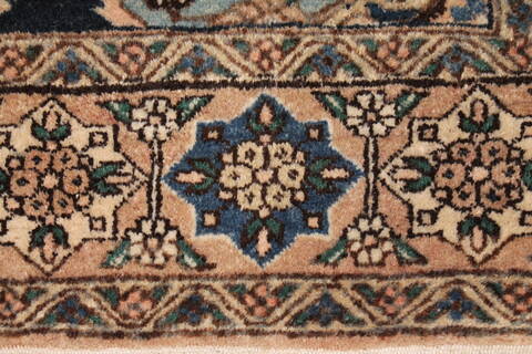 Abadeh Blue Hand Knotted 68 X 911  Area Rug 400-26721 Image 6
