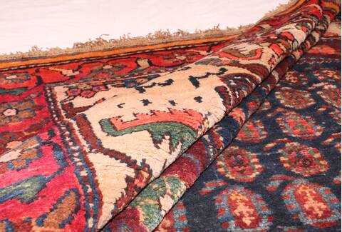 Meshkin Blue Hand Knotted 64 X 184  Area Rug 400-26738 Image 12