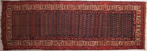 Meshkin Blue Hand Knotted 64 X 184  Area Rug 400-26738 Image 2