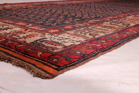 Meshkin Blue Hand Knotted 64 X 184  Area Rug 400-26738 Image 5