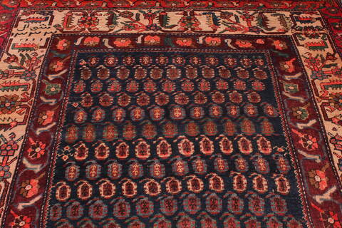 Meshkin Blue Hand Knotted 64 X 184  Area Rug 400-26738 Image 8