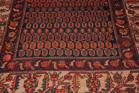 Meshkin Blue Hand Knotted 64 X 184  Area Rug 400-26738 Image 9